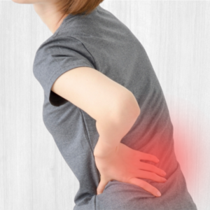 腰の怪我のイメージ